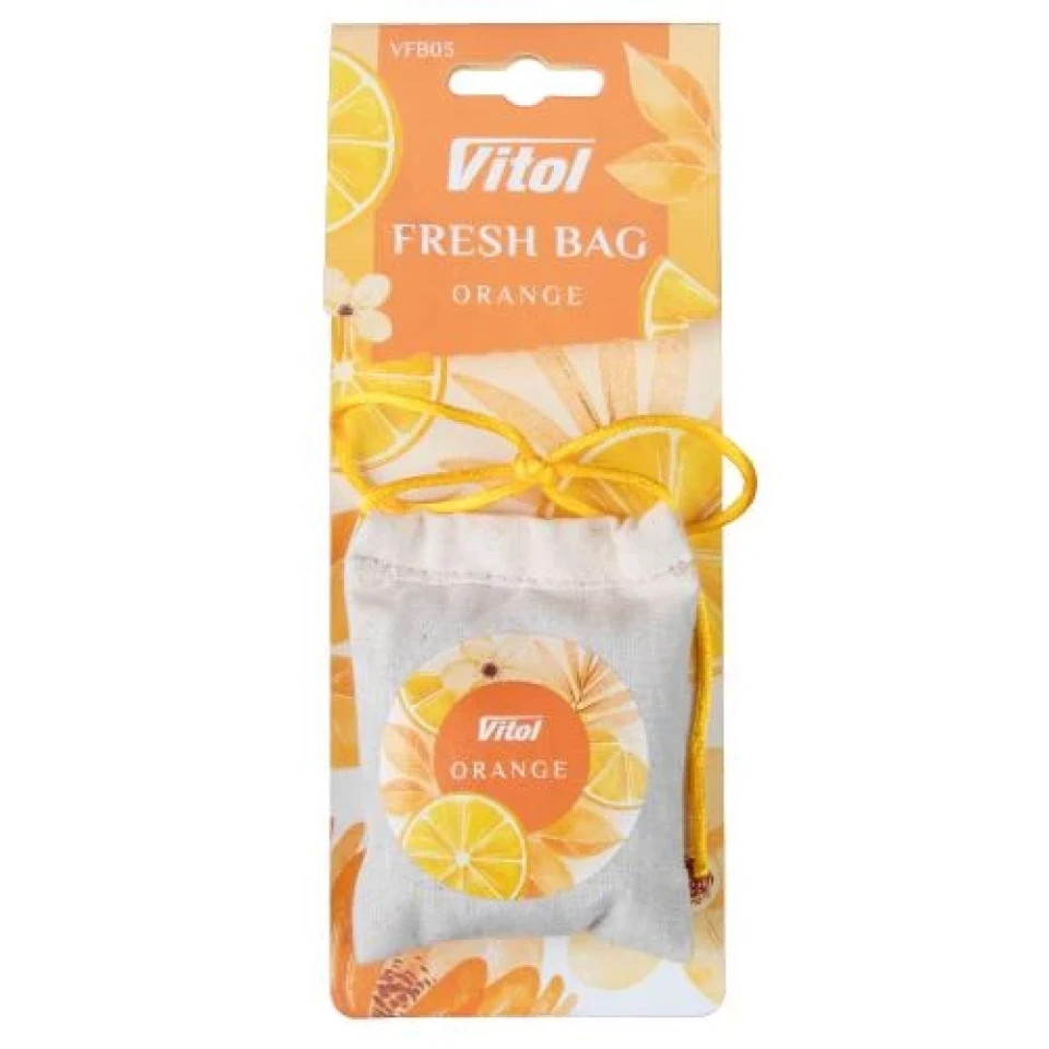 Ароматизатор воздуха в мешочке Vitol Fresh Bag Orange (Апельсин)