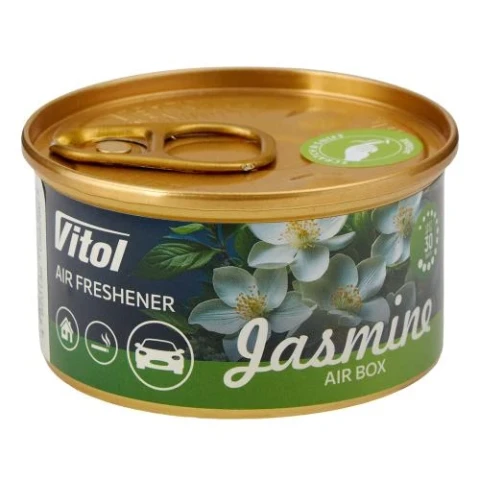 Ароматизатор повітря органічний у банці Vitol Air Box Jasmine (Жасмин)