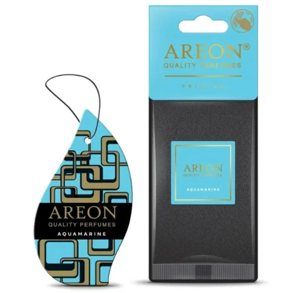 Ароматизатор воздуха подвесной елочка Areon PREMIUM Aquamarine (Аквамарин)