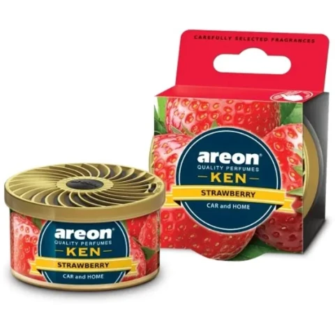 Ароматизатор повітря ароматична банка Areon KEN Strawberry (Полуниця)
