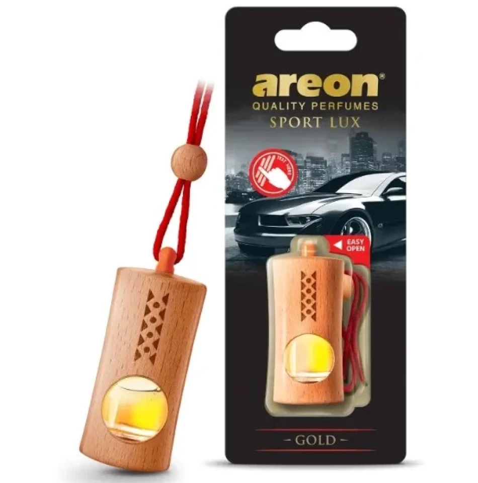 Ароматизатор воздуха жидкий подвесной Areon FRESKO Sport Lux Gold (Золотой)