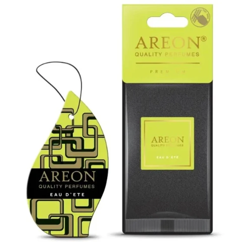 Ароматизатор воздуха подвесной елочка Areon PREMIUM Eau d'Été (Летняя Вода)