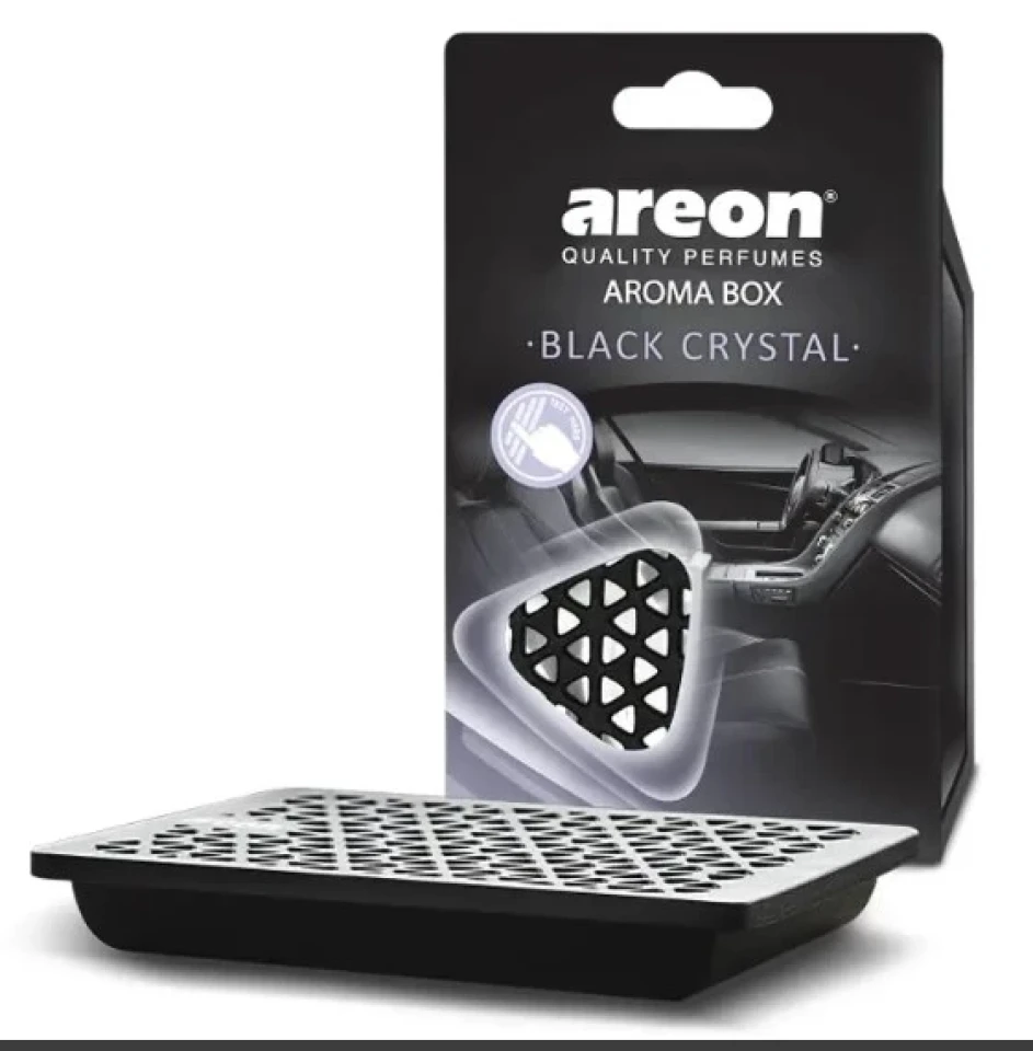 Ароматизатор воздуха гелевый Areon Aroma Box Black Crystal (Черный Кристалл)