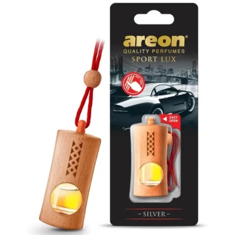 Ароматизатор повітря рідкий підвісний Areon FRESKO Sport Lux Silver (Срібний)