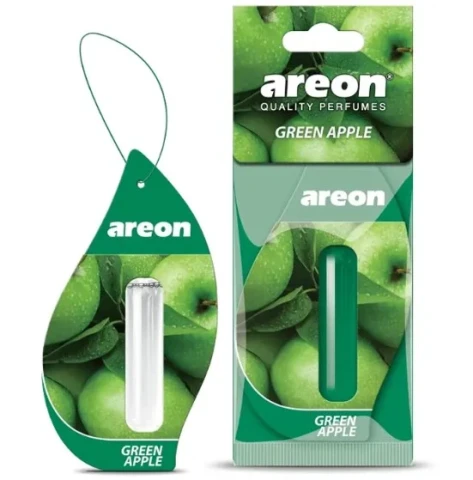 Ароматизатор повітря підвісний гель Areon MON Liquid Green Apple (Зелене Яблуко) 5мл