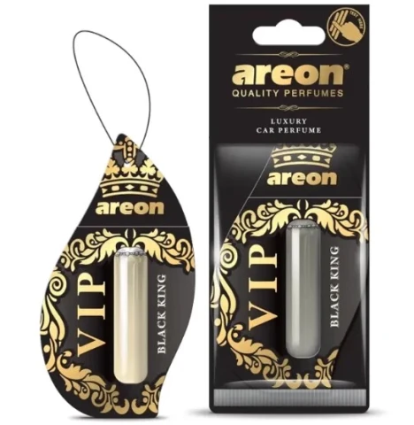 Ароматизатор повітря підвісний гель Areon VIP Liquid 5ml Black King (Чорний Король)