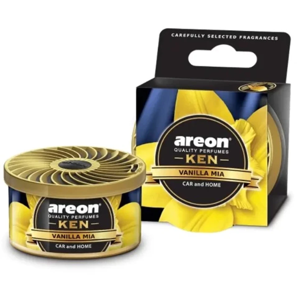 Ароматизатор повітря ароматична банка Areon KEN Vanilla Mia (Ваніль Мія)