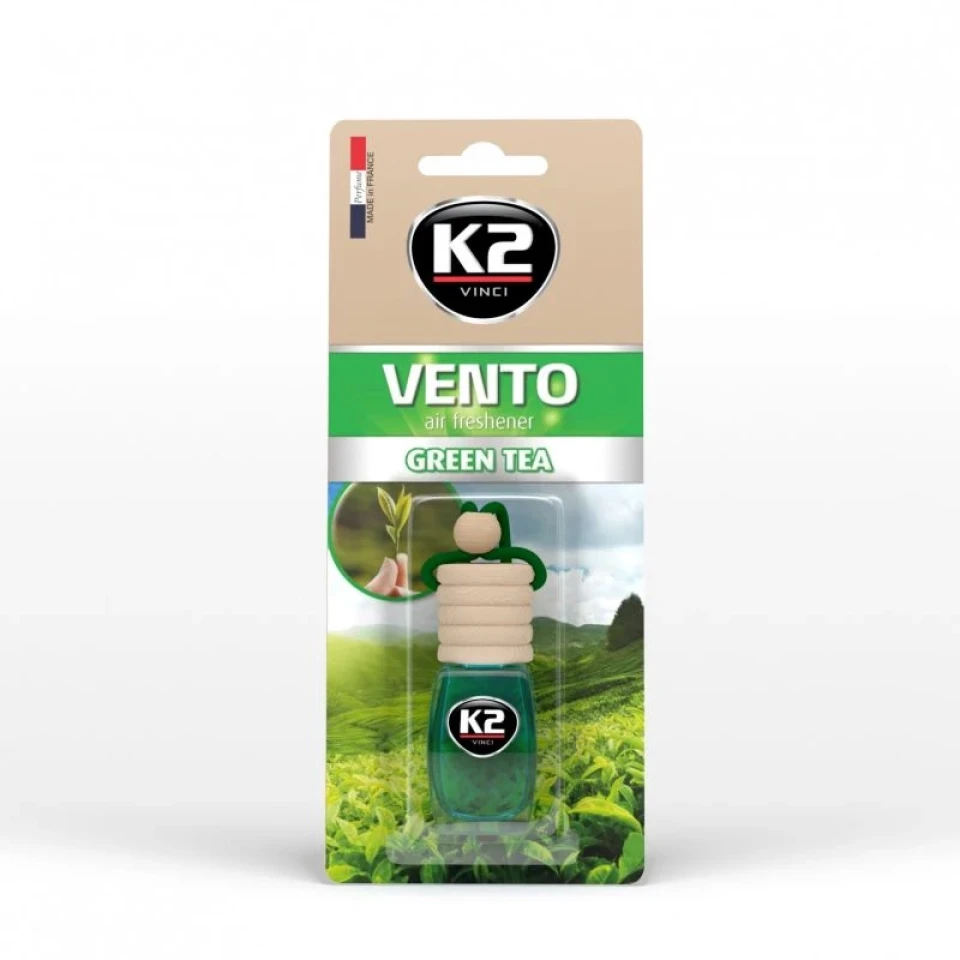 Ароматизатор воздуха жидкий подвесной K2 Vento Green Tea 8мл (Зеленый чай)