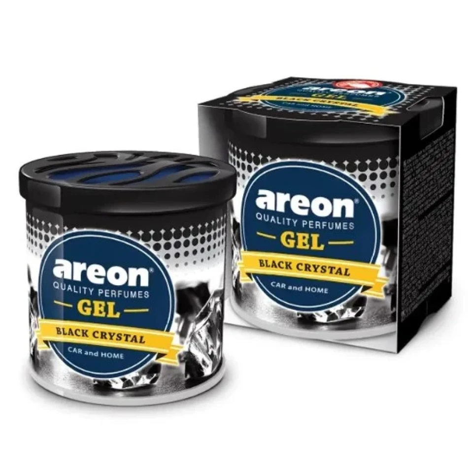 Ароматизатор повітря гелевий Areon GEL Can Black Cristal 80g (Чорний Кристал консерва)