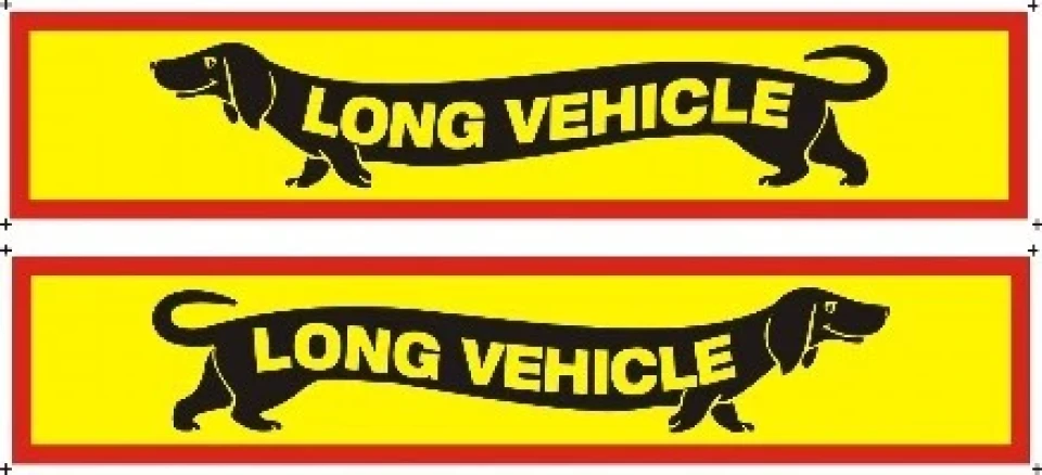 Наклейка вінілова TAXA long vehicle (49х10 см. 2шт в комплекті)