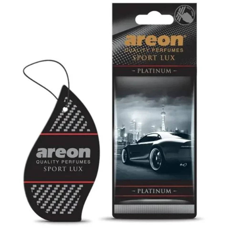 Ароматизатор воздуха подвесной елочка Areon SPORT LUX Platinum (Платина)