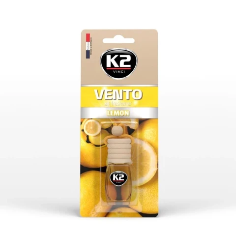 Ароматизатор воздуха жидкий подвесной K2 Vento Lemon 8мл (Лимон)
