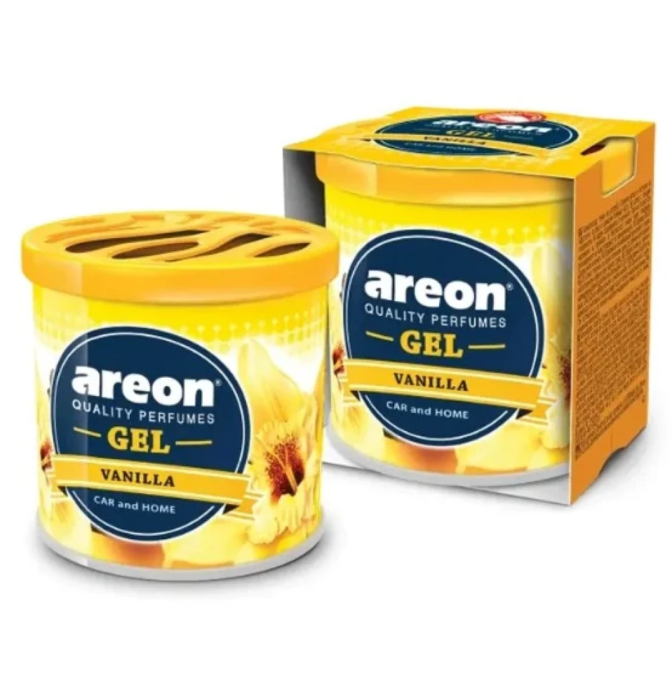 Ароматизатор воздуха гелевый Areon GEL Can Vanilla 80g (Ваниль консерва)