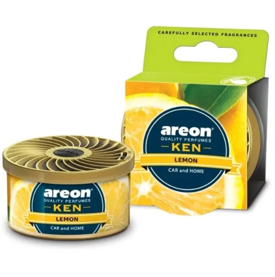 Ароматизатор воздуха ароматическая банка Areon KEN Lemon (Лимон)