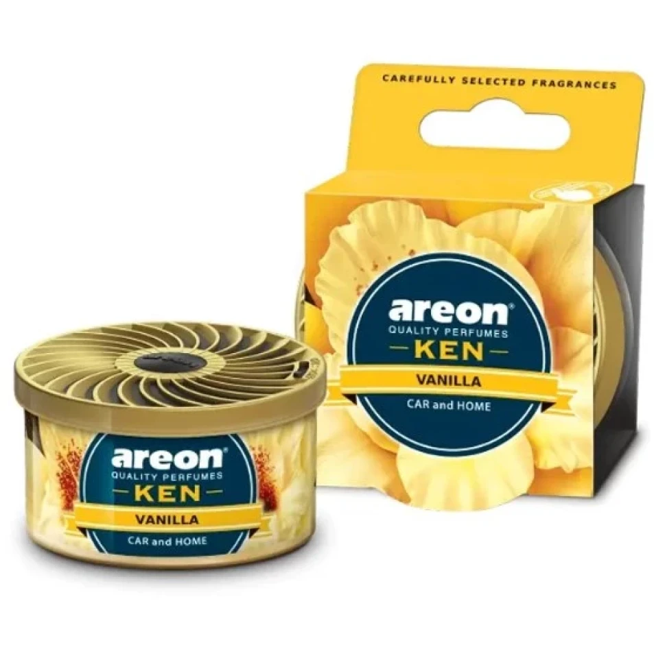 Ароматизатор воздуха ароматическая банка Areon KEN Vanilla (Ваниль)