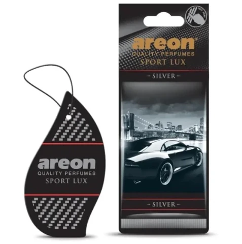 Ароматизатор повітря підвісний ялинка Areon SPORT LUX Silver (Срібло)