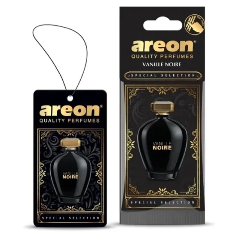 Ароматизатор повітря підвісний ялинка Areon SPECIAL SELECTION Vanille Noire (Ваніль Нуар)